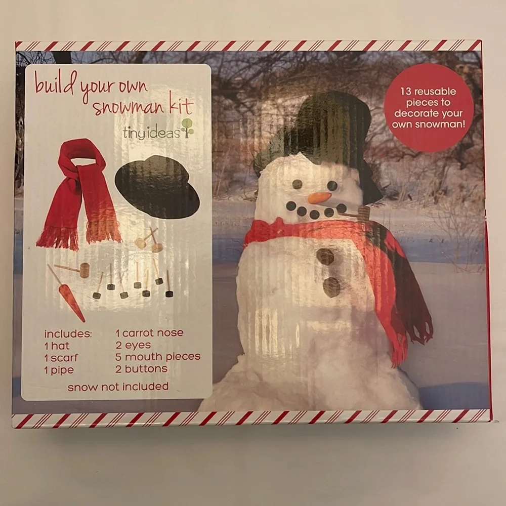 New in Box! Build Your Own Snowman Kit!⛄️ - Picture 1 of 5